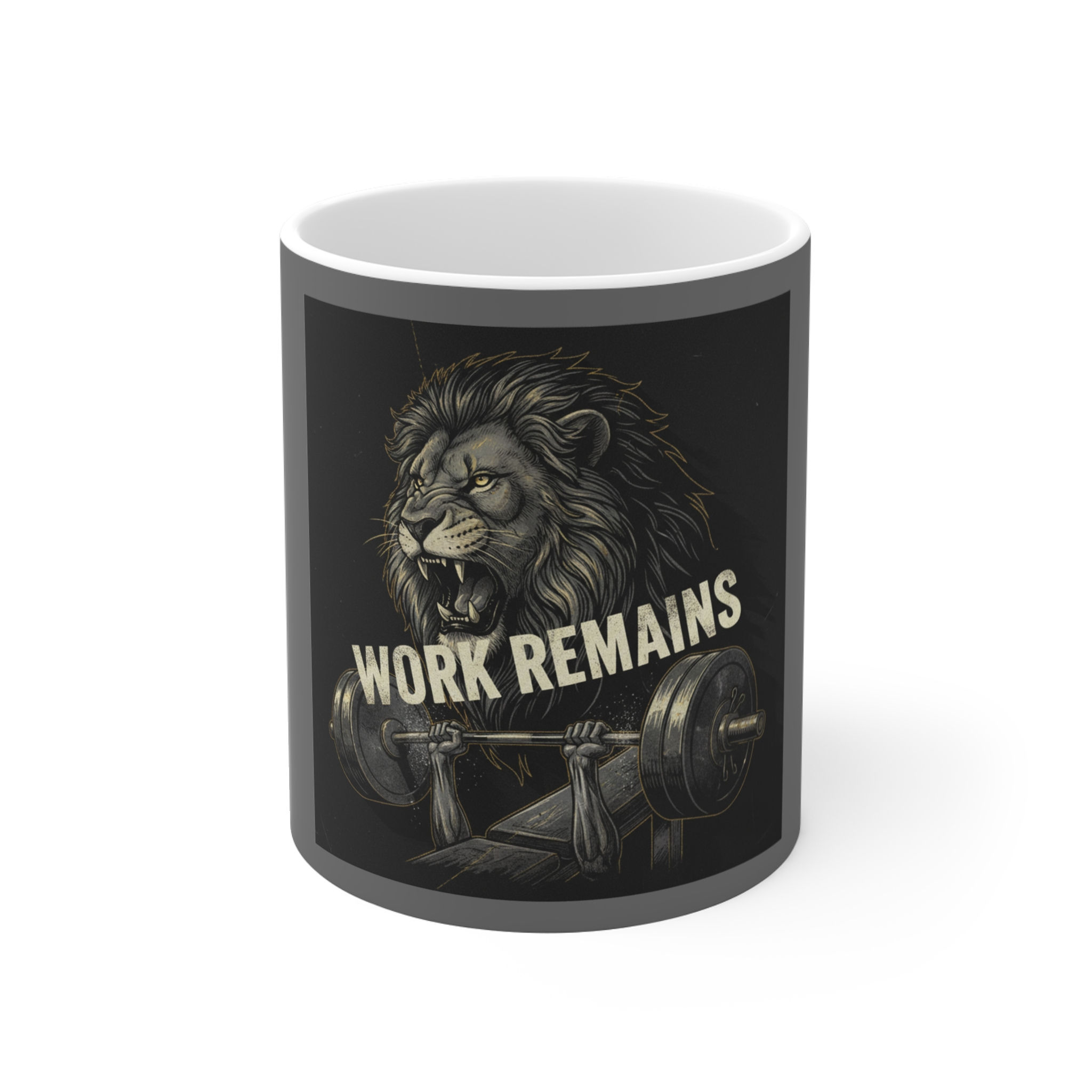 Lion Mug 11oz – Work Remains