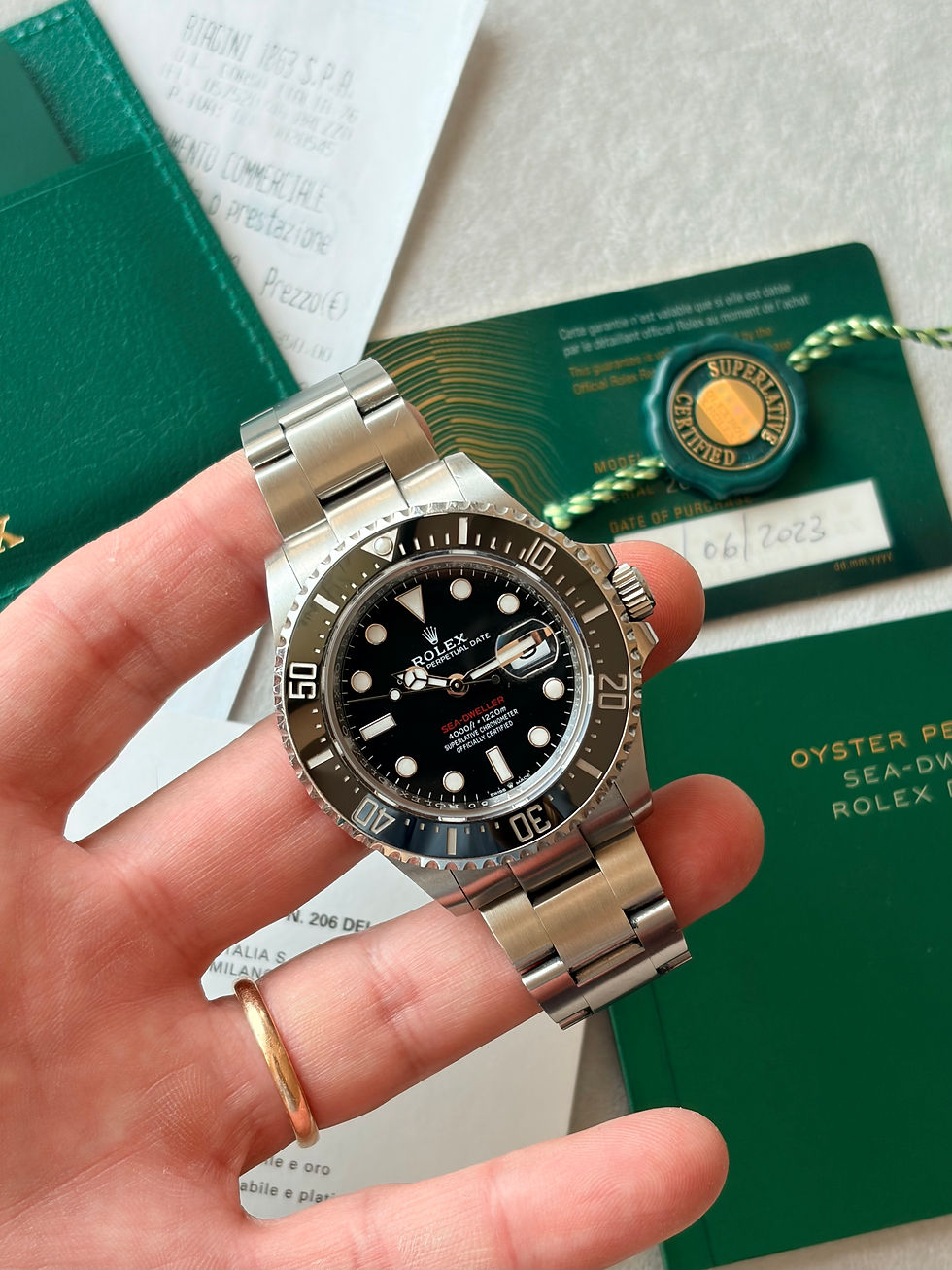 Miniatura: Rolex seadweller 126600 red