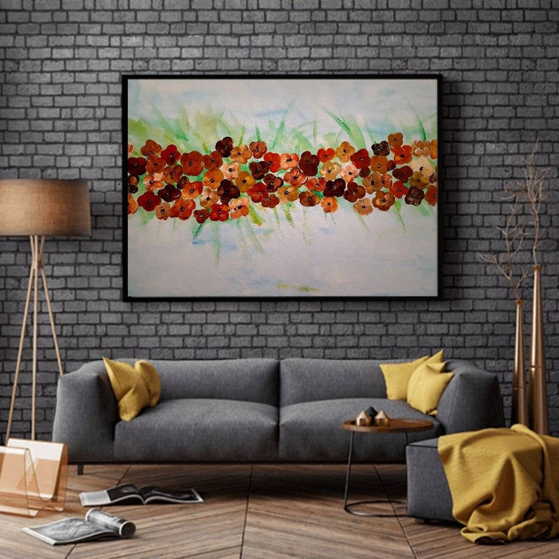 הדמיה של פריחה אביבית בחום