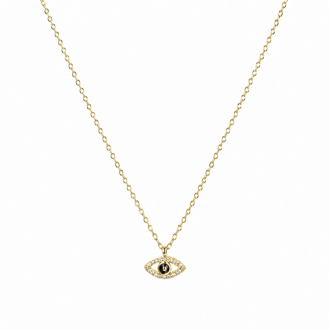 Necklace eye oval