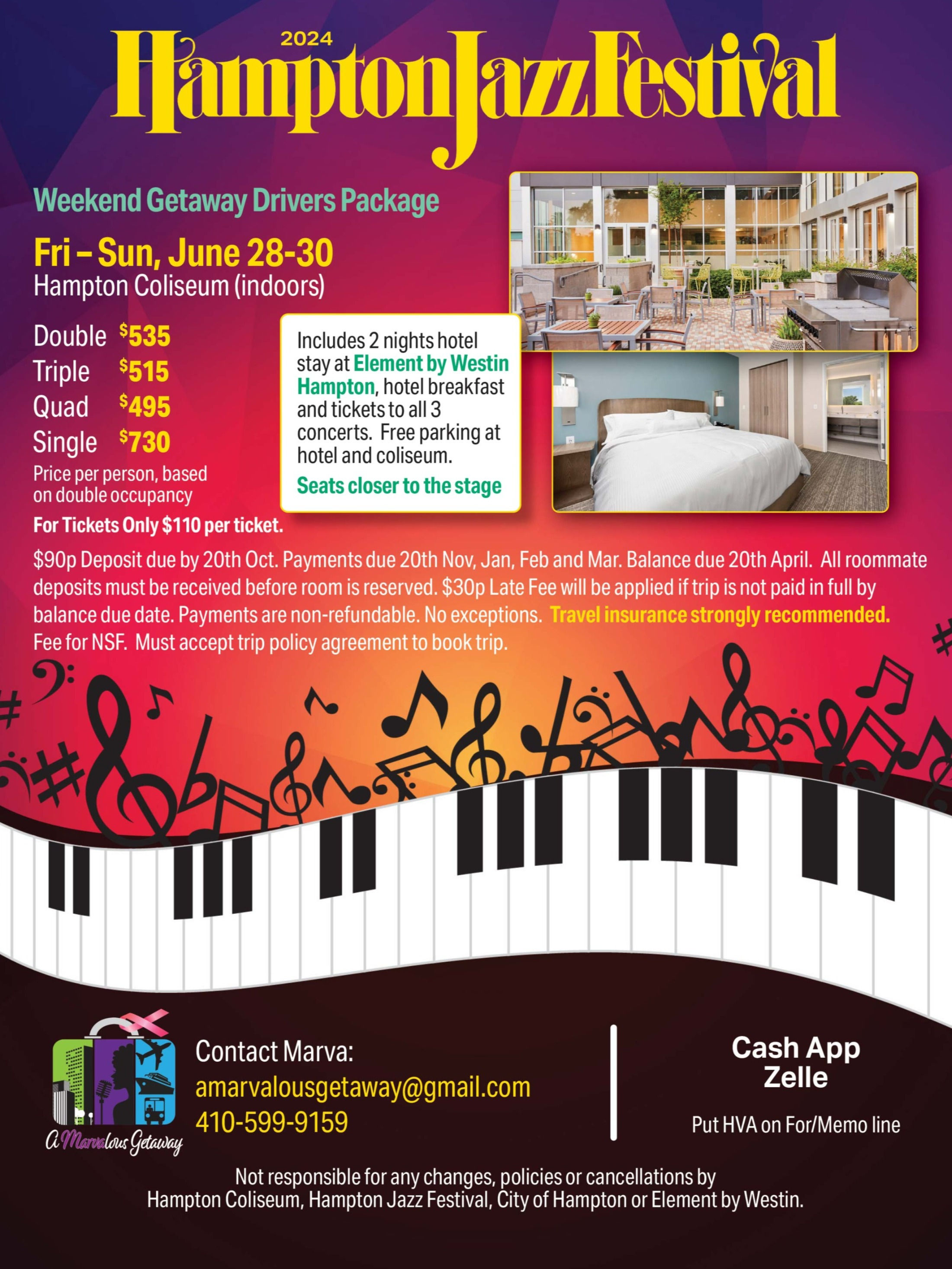 SINGLE - Hampton Jazz Festival Drivers Getaway