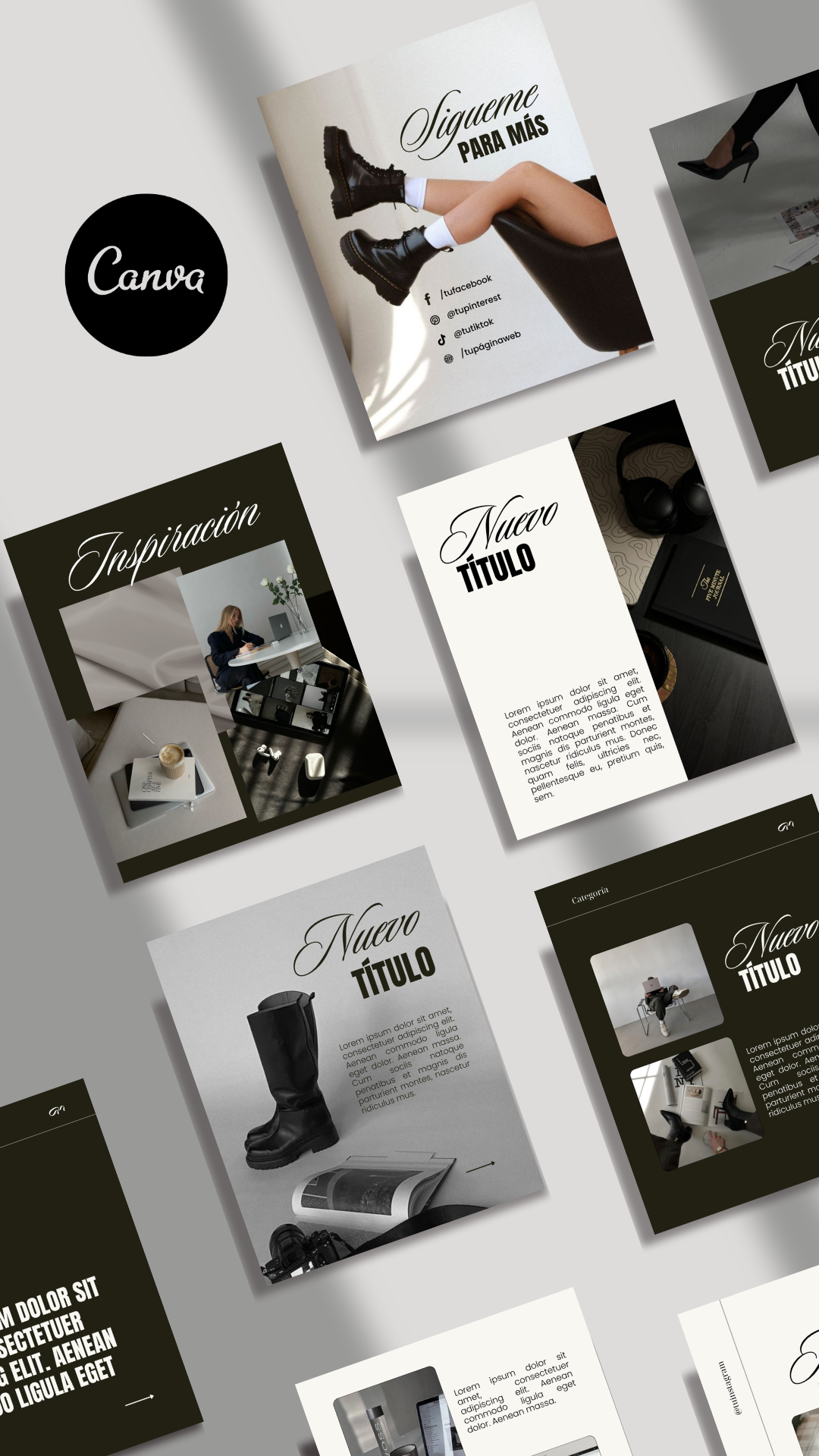 Plantillas Canva "Aesthetic Style Neutral"