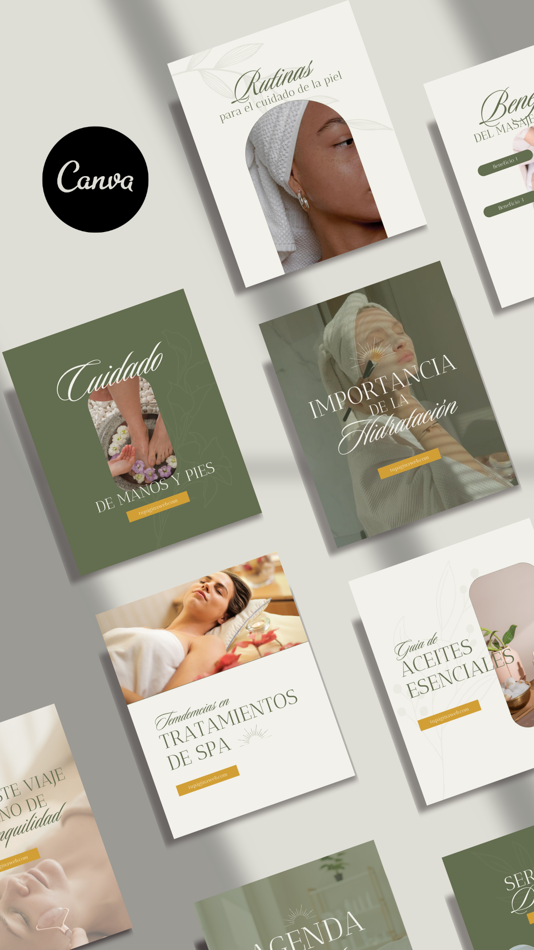 Plantillas Canva "Spa"