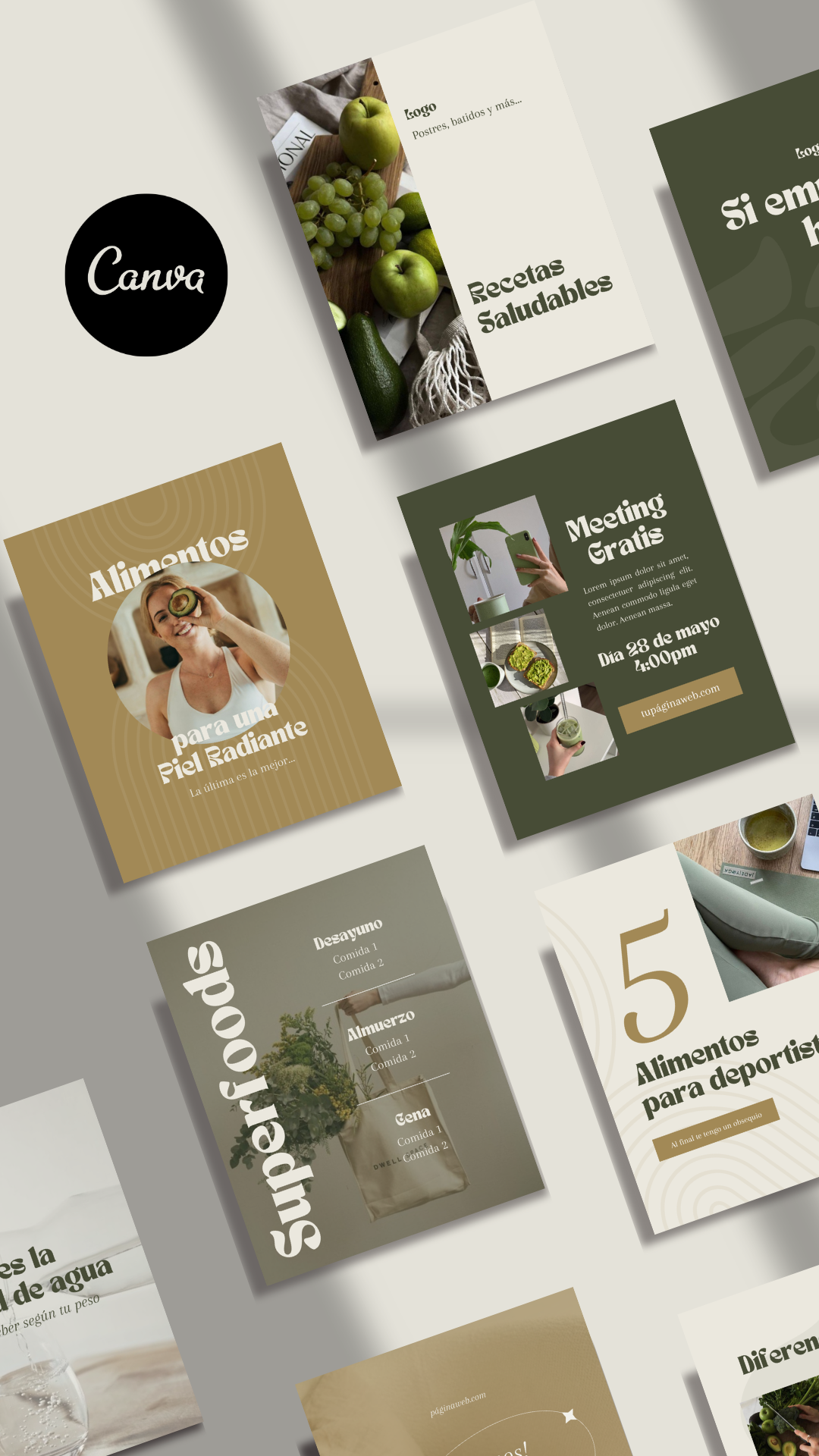 Plantillas Canva "Nutrición"