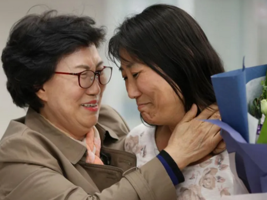A story of waiting that ended with tears of joy: South Korean Han Tae-sun reunited with her daughter 44 years after her disappearance
