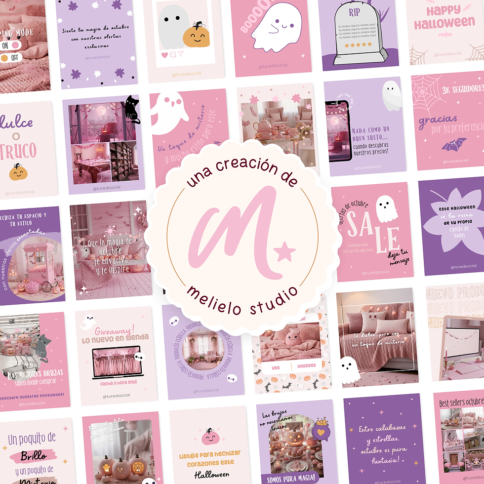 Miniatura: Plantillas Instagram Pinkie Halloween