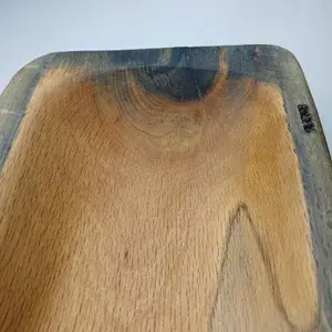 Thumbnail: Blued Oak Crouch Wood Bowl