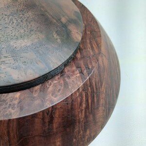 Thumbnail: Redwood Burl with Black Walnut Burl lid Micro Urn