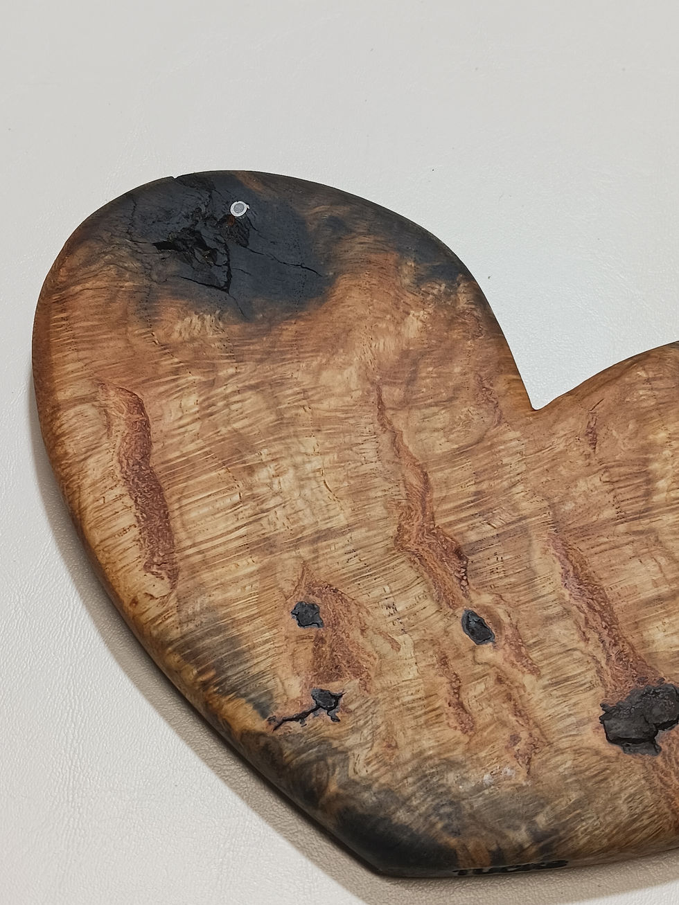 Thumbnail: Blue Oak Decorative Wooden Heart with bullet
