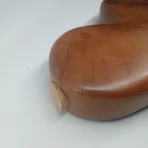 Thumbnail: Steamed Straight Grain Madrone Heart Shaped Urn