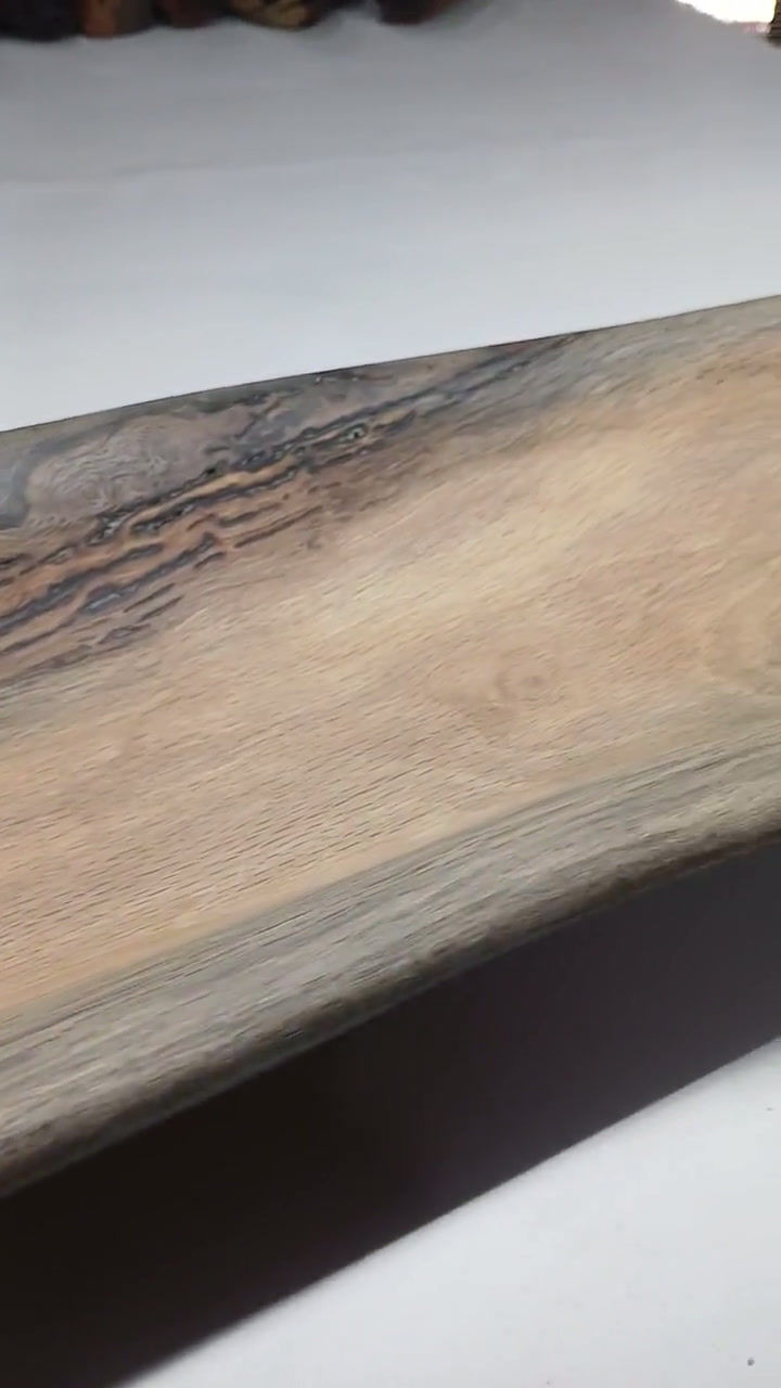 Thumbnail: Blued Oak Crouch Wood  Bowl