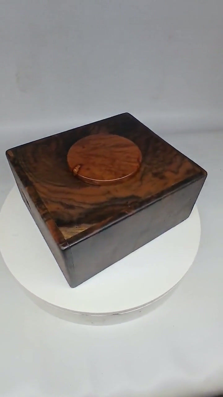 Thumbnail: Black Walnut Burl Box Urn