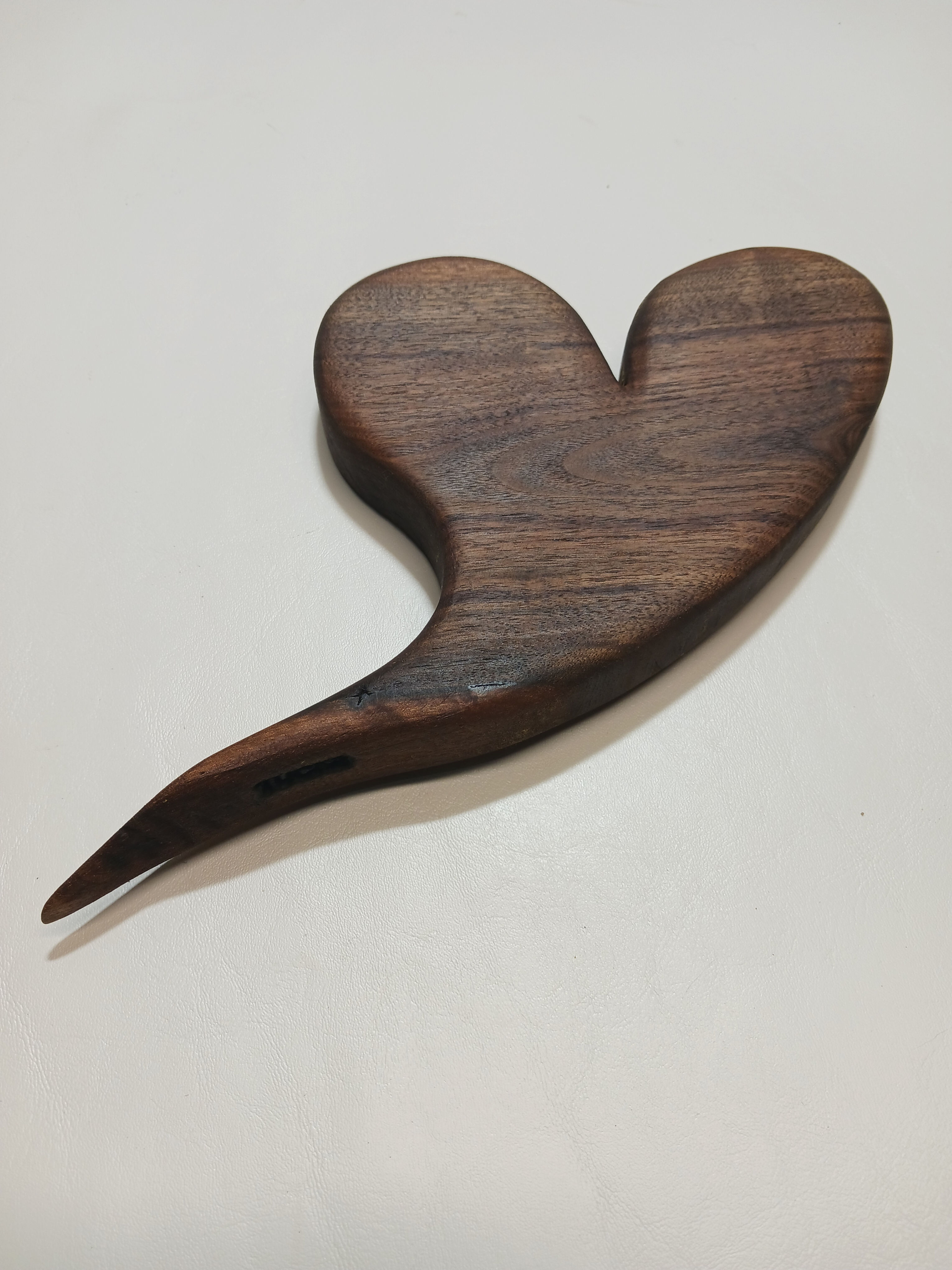 Black Walnut Wooden Heart