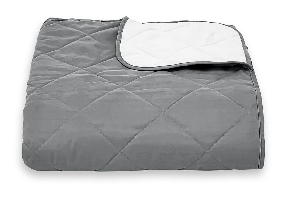 Thumbnail: Decorative bedspread Diamond 240x260 anthracite