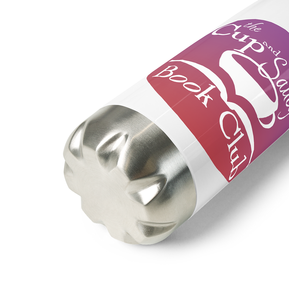 Thumbnail: Cup and Saucy Books Stainless Steel Water Bottle