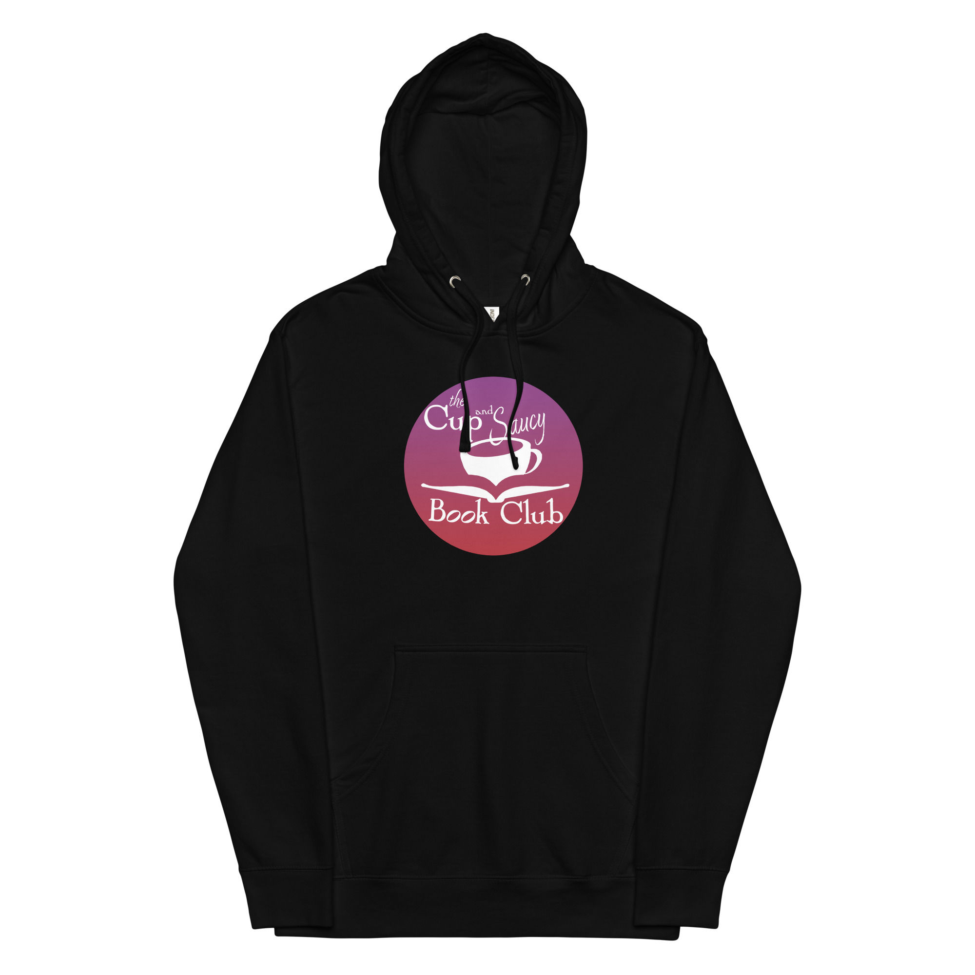 Cup and Saucy Book Club Unisex midweight hoodie