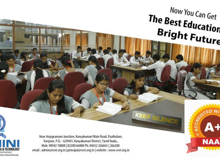 RCET, Top Engineering College In Kanyakumari District Gets NAAC A+ Grade