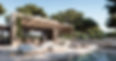 chillout area outside the villa plus house in the MEV