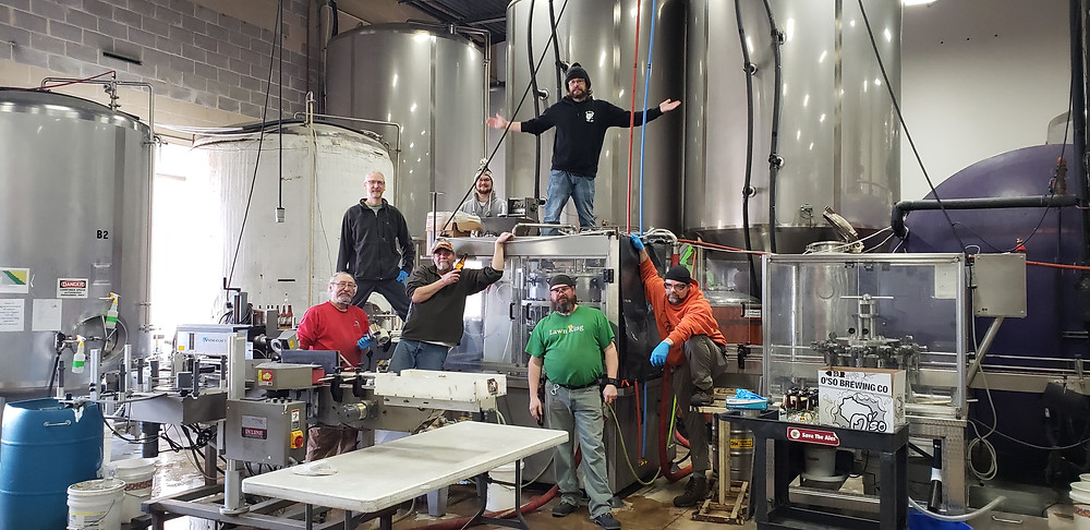 Last Day of Packaging Clean Beer into Bottles. 3/05/19