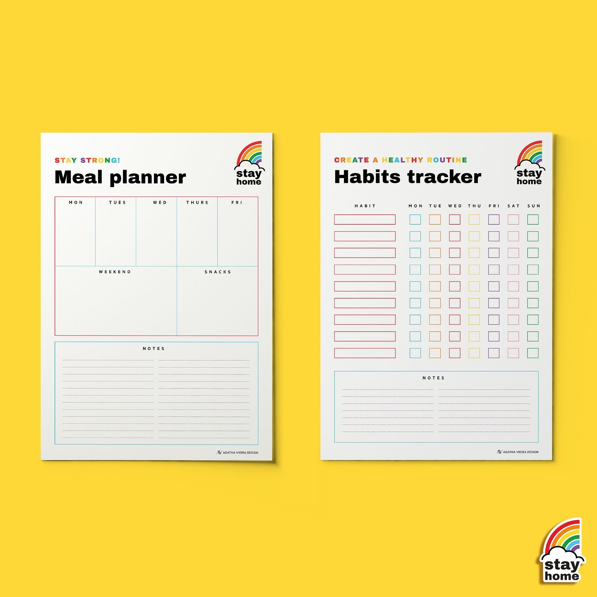 Free printable planners to print at home