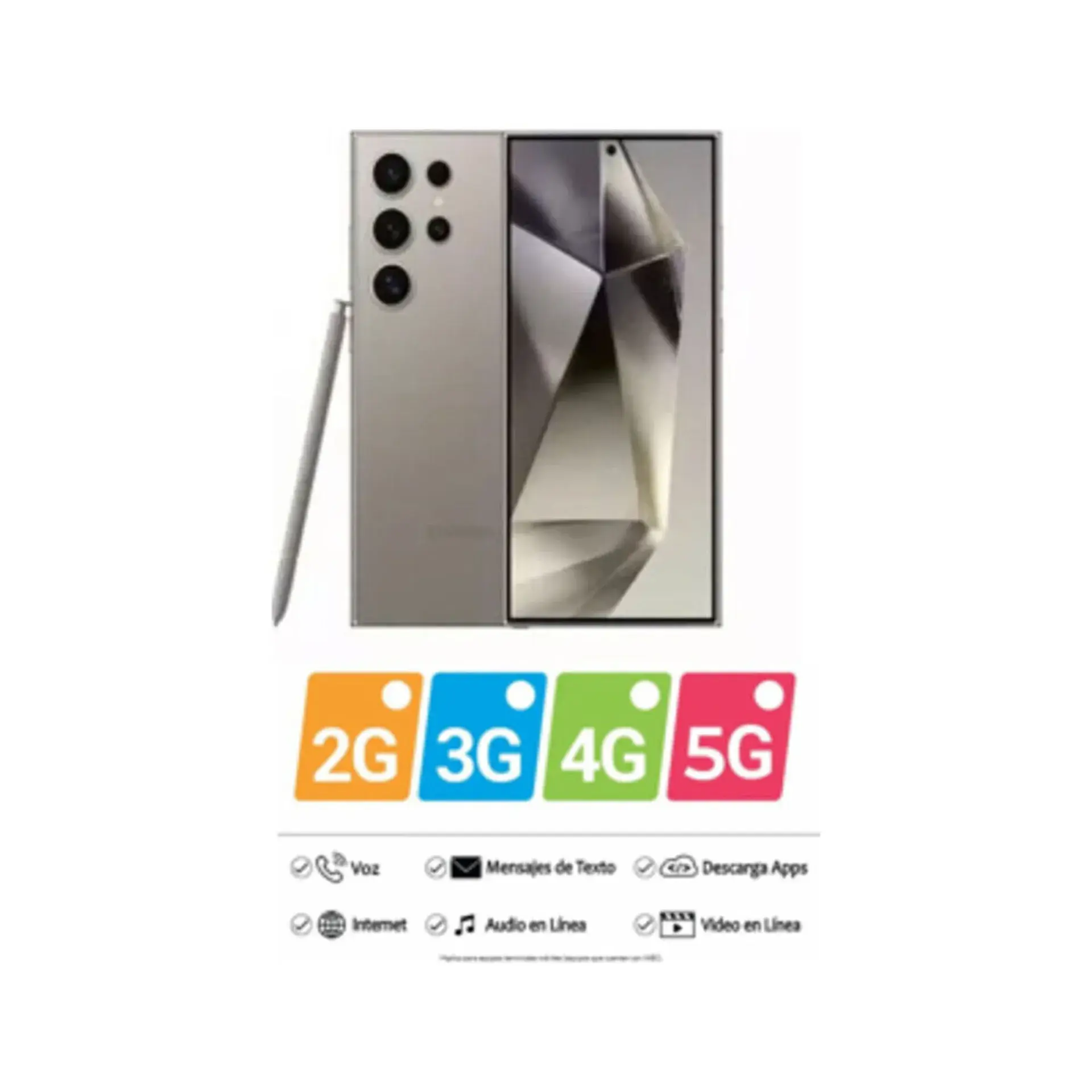 Samsung Galaxy S24 Ultra 5G 12GB - 256GB - Titan