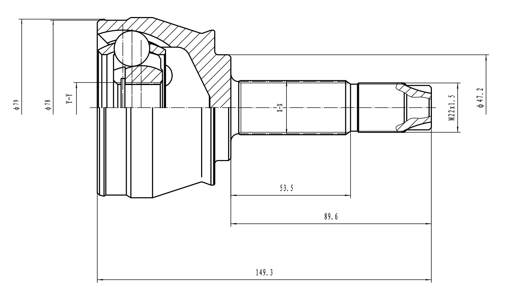JHF Fiat Fiorino 1.3 1.5 1.6 94/.. 22/20 E