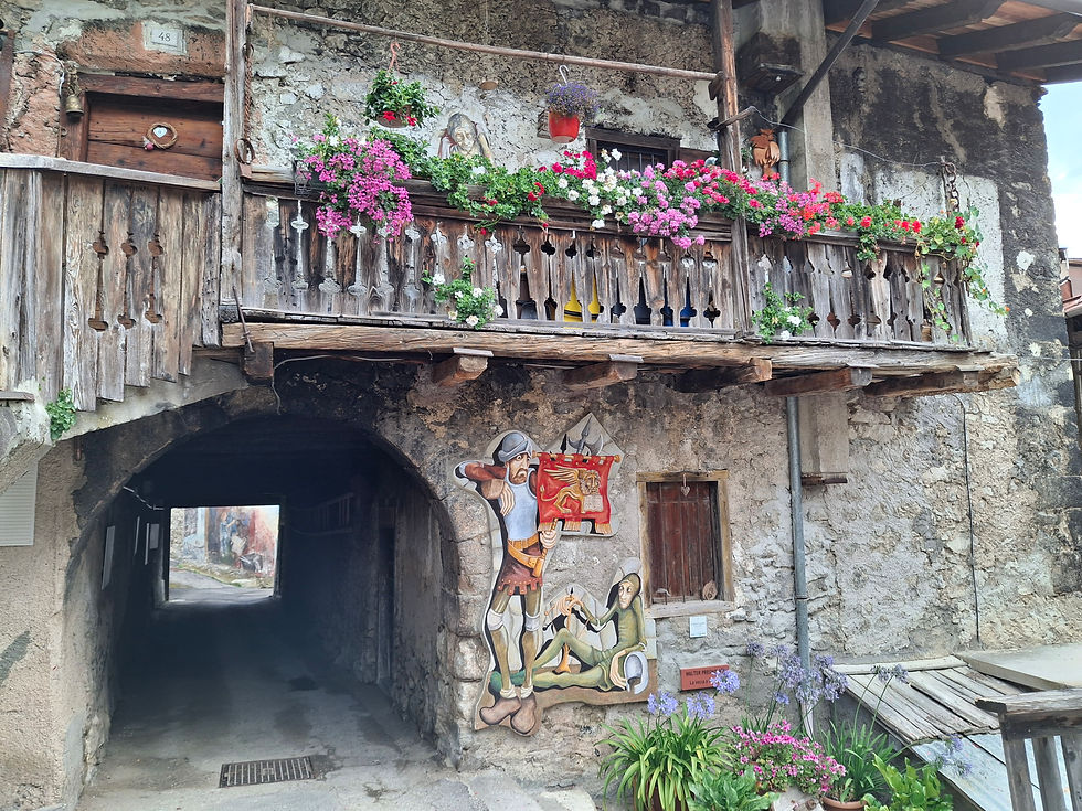 i murales di Cibiana di Cadore