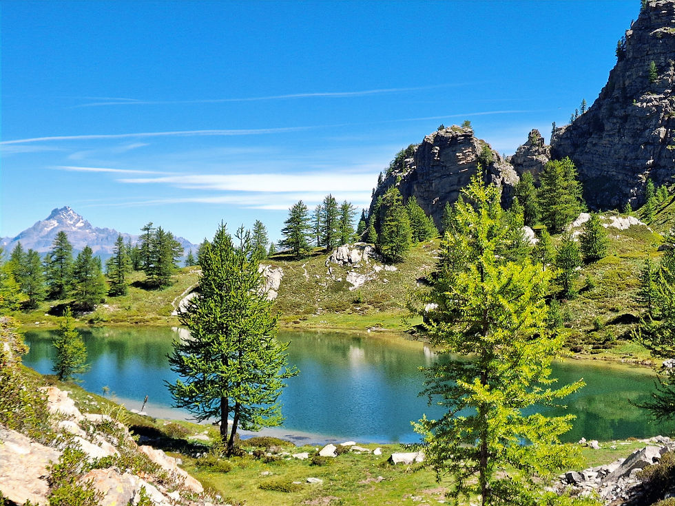 Lago Nero in Valle Maira