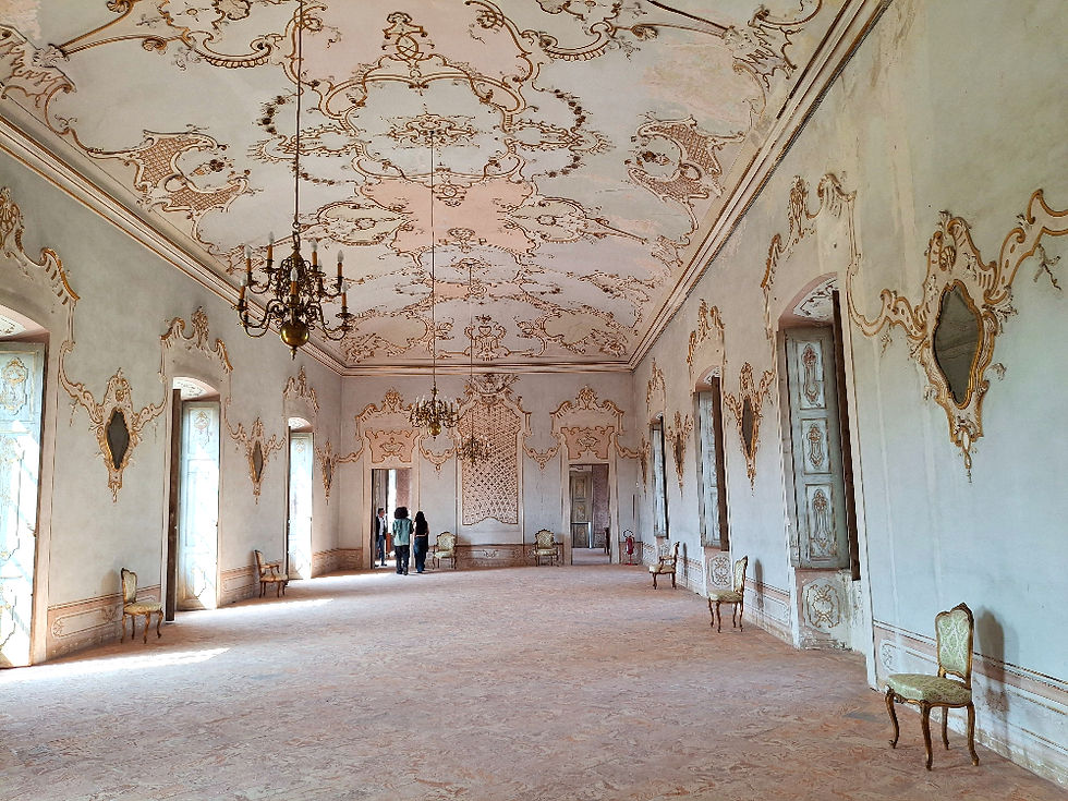 la sala da ballo di villa Arconati