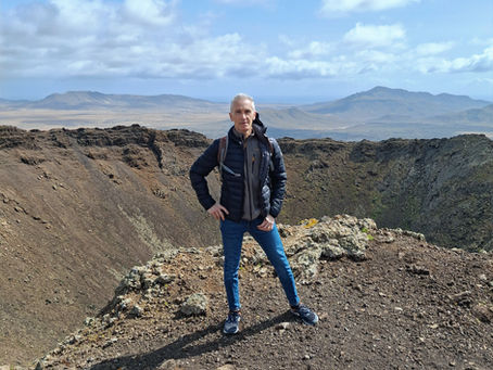 sul cratere della caldera de Gayria