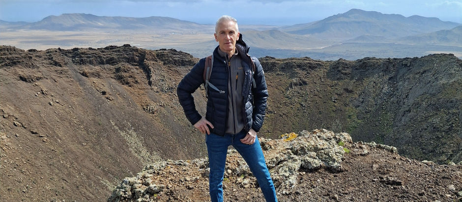 sul cratere della caldera de Gayria