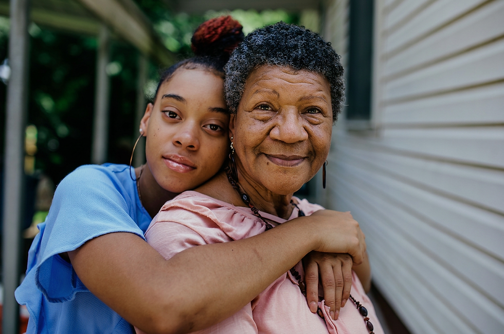Grandmother And Daughter