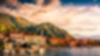 lake como menaggio sunset
