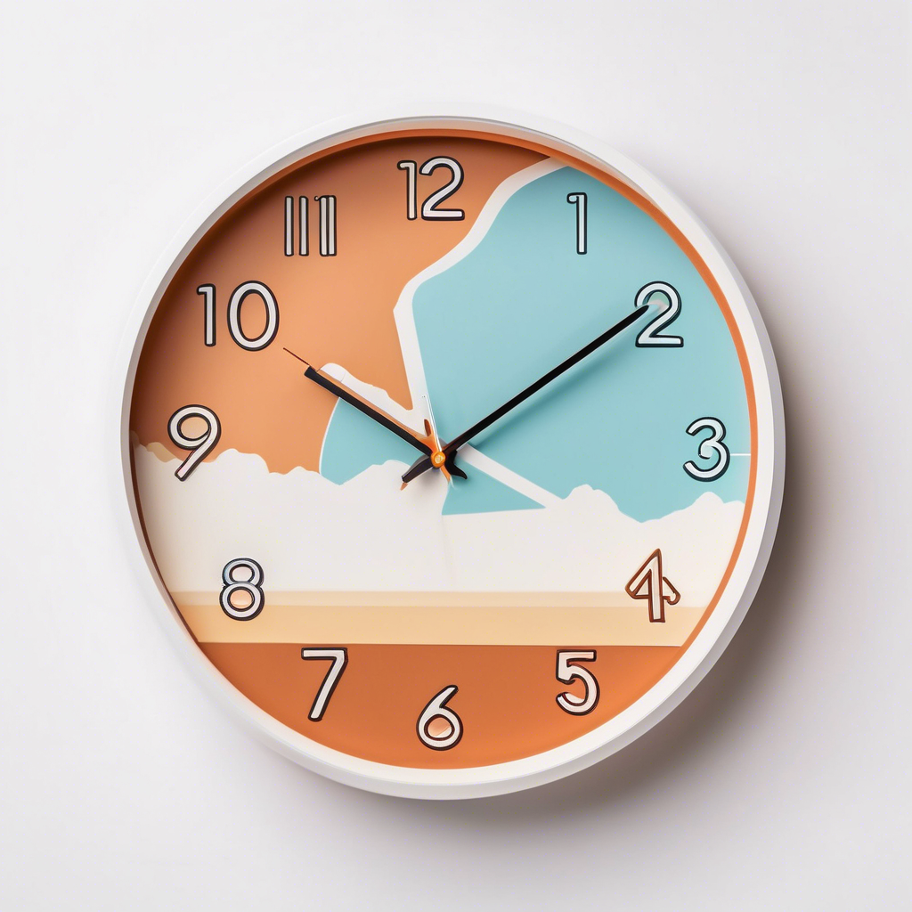 Travel-Themed Wall Clock