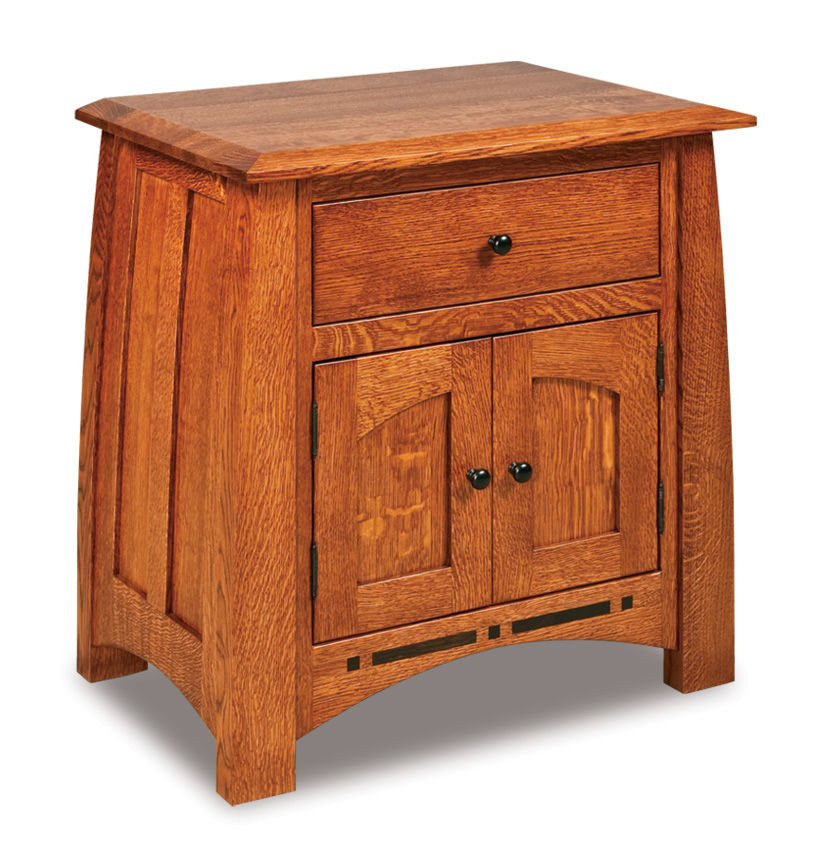 Boulder Creek 1 Dw., 2 Dr. Nightstand (27.5"w x 29.75"h)