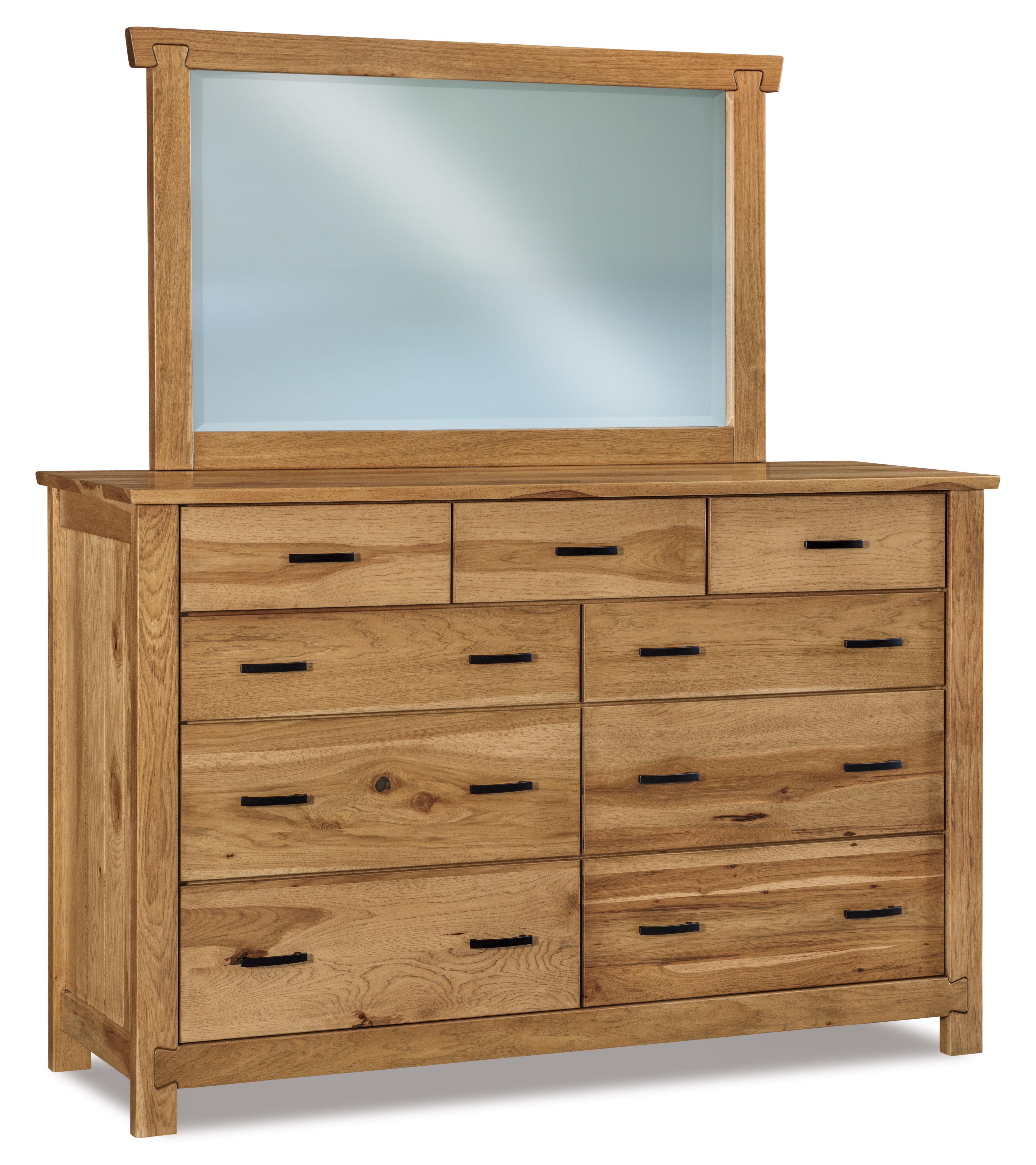 Dovetail Beveled Mirror (50½w, Harvest)