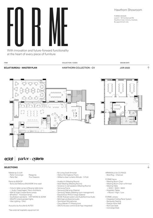 Forme Design Eclat Interior Design Spatial