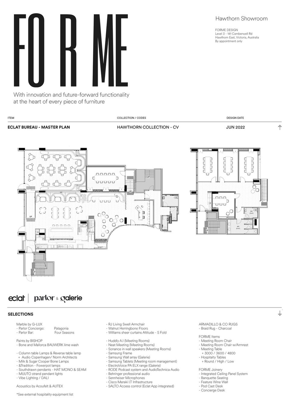 Forme Design Eclat Interior Design Spatial