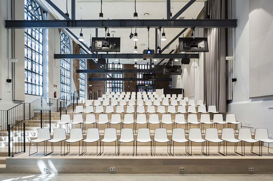 Education auditorium concept for Victoria University and Creative Quarter Footscray