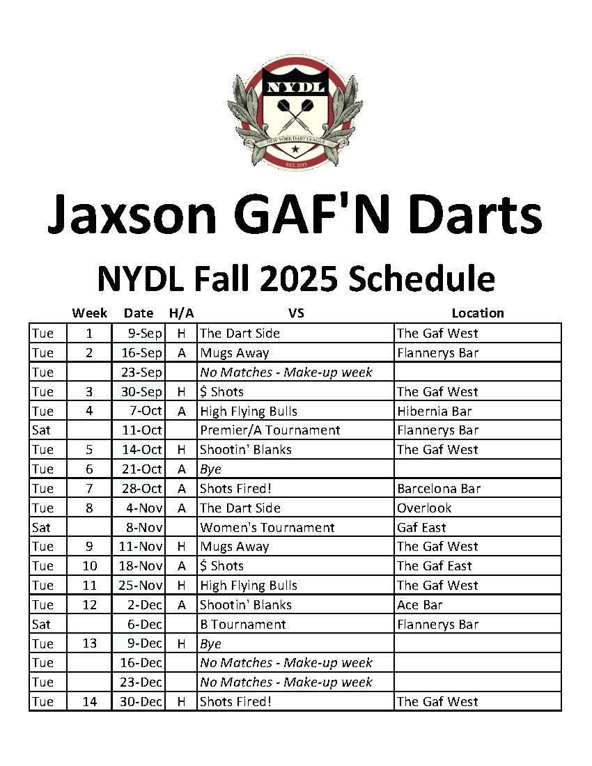 Jaxson GAFN Darts