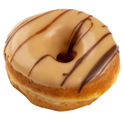 Caramel Icing & Chocolate Lines