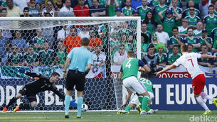 Poland Sukses Benamkan Irlandia Utara 1-0