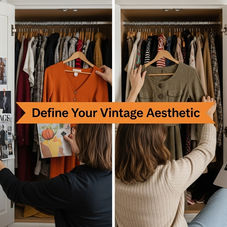 curating vintage wardrobe