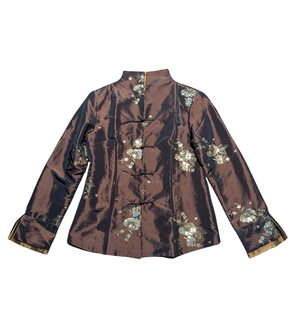 1980s Chinese Jacket | Retro Jacket | 1980s Clothing | Fashion History
