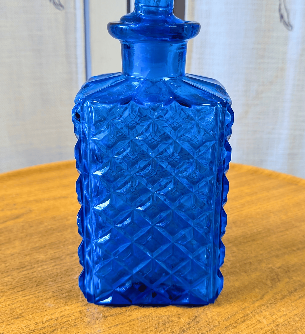 Thumbnail: Vintage Decorative Bottles | Retro Italian Glass Bottle | Unique Vintage | Mid Century Homeware
