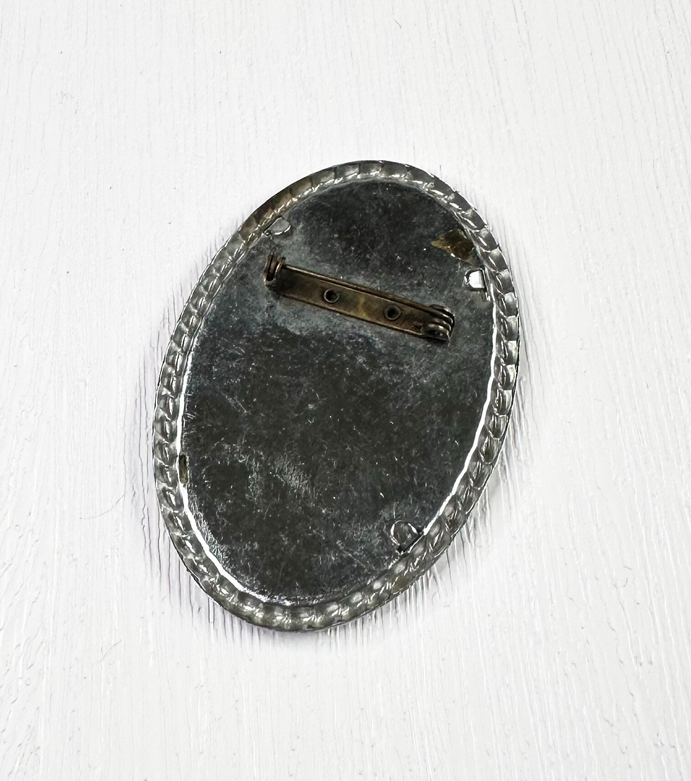 Thumbnail: Antique/Vintage Art Nouveau Lily of the Valley Brooch