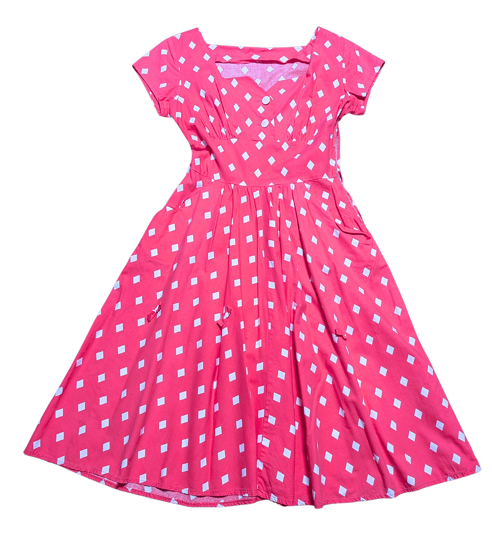 1950s Dress | Vintage Swing Dress | Fashion History | Unique Clothing