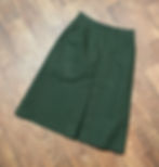 Vintage Military Green Army Barrack Skirt | Vintage Skirt | Vintage Clothing