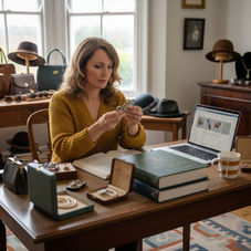 vintage accessory collector studio