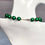 Thumbnail: 1960s Vintage Pearlised Green Bead Necklace